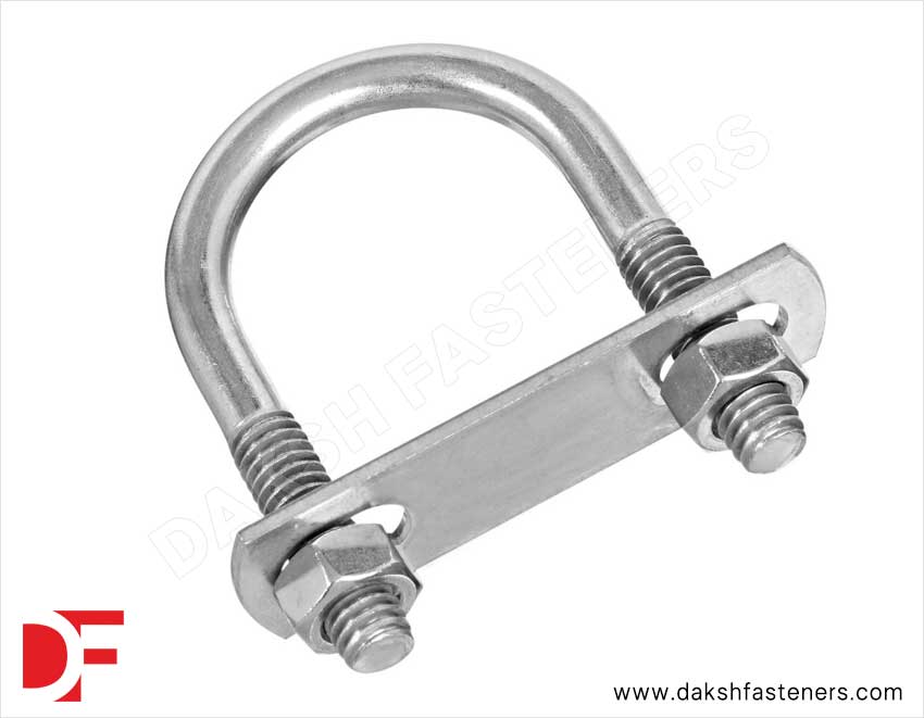 U Bolt w/Plate & Hex Nuts Manufacturers Exporters Suppliers in India Ludhiana