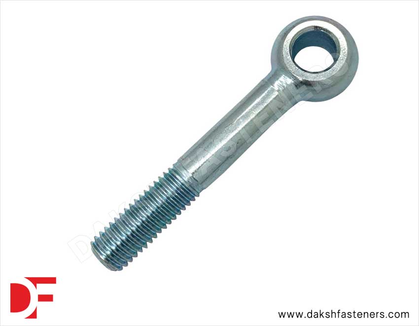 M16 Zinc Plated Steel Swing Eye Bolt Manufacturers Exporters Suppliers in India Ludhiana