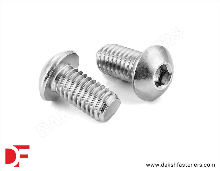Button Head Socket Cap Screws Bolts Manufacturers Exporters Suppliers in India Ludhiana