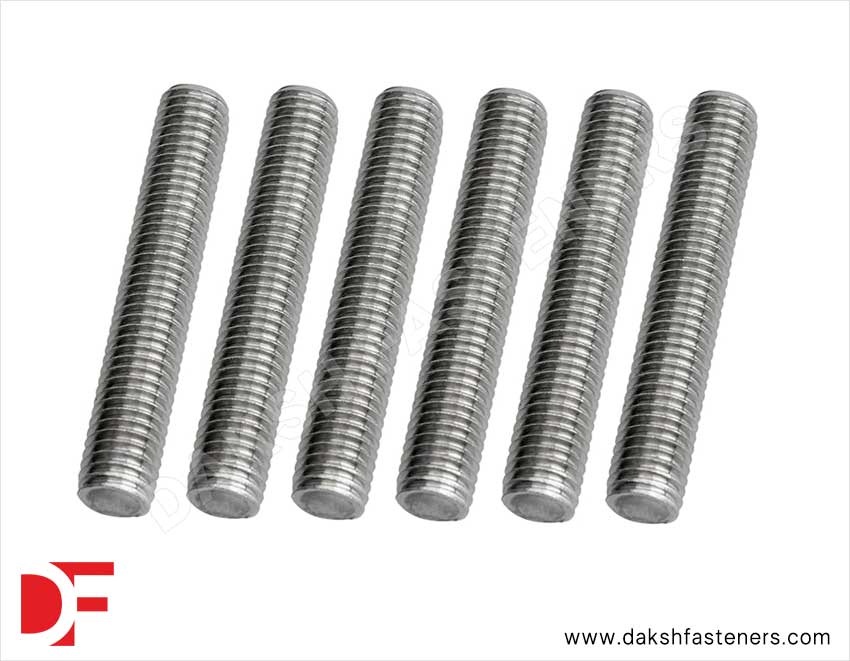 4.8, 5.8, 6.8, 8.8, 10.9, A307, Gr55, B7 Threaded Studs Manufacturers Exporters Suppliers in India Ludhiana