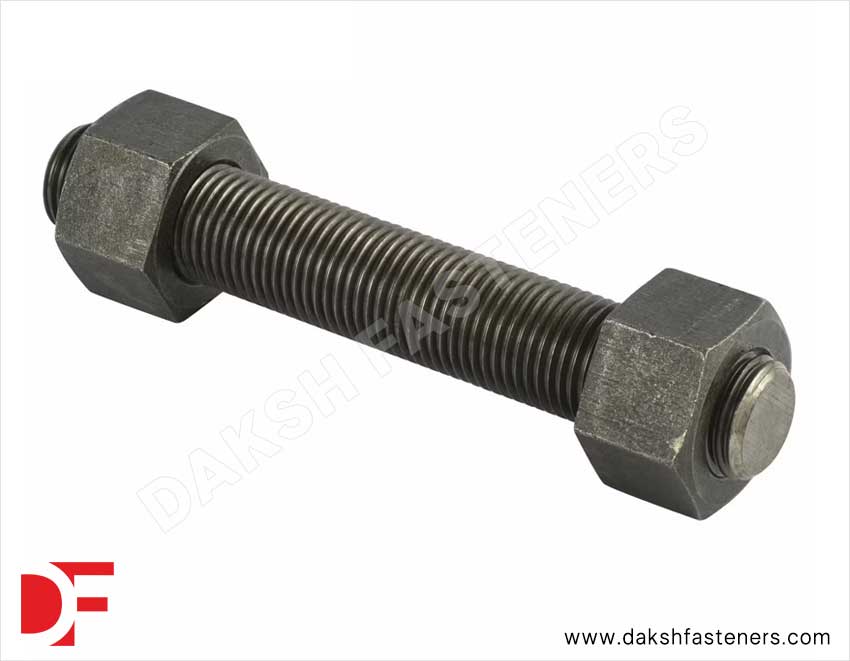 Fully Threaded Studs with Hex Nuts Manufacturers Exporters Suppliers in India Ludhiana